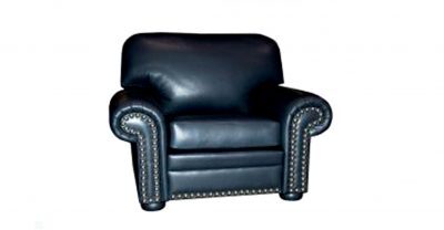 Blue Leather Chair